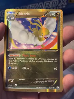 Pokemon TCG Altaria 152/149 Boundaries Crossed Secret Rare Holo 2012 70 HP - Image 3