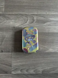 Pokemon TCG Scarlet & Violet 151 Mini Tin – SEALED - NEW - Machamp & Cubone - Image 1