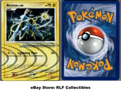 2009 Pokemon, Platinum Arceus, #AR6 Arceus Lv. 100, Holo Rare - Image 1