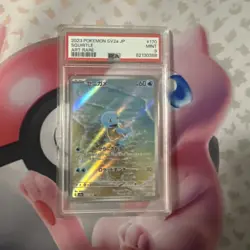 Squirtle AR #170SV2A151 Pokemon Japanese PSA 9 - Image 1