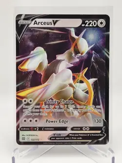 Arceus V 122/172 HP - Brilliant Stars Ultra Rare Pokemon HP - Image 2