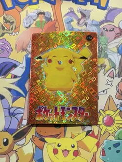 Pokemon Vintage Pocket Monsters Vending HOLO Prism Sticker 1999 Bandai Nintendo - Image 1