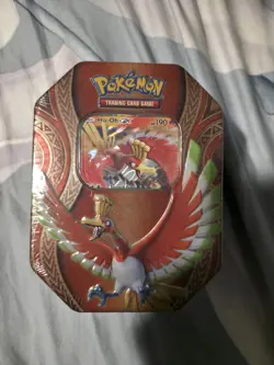 2017 Ho-Oh GX Pokemon Mysterious Powers TCG Sealed Collector Gift Tin AUTHENTIC - Image 1
