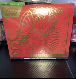 Brand New Sealed Pokemon Scarlet and Violet Elite Trainer Box Koraidon ETB - Image 1