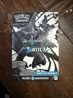 Pokemon Scarlet & Violet Black Bolt Booster Bundle Box - 6 Booster Packs - Image 1