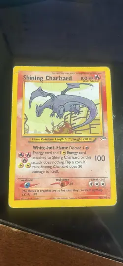 Pokemon Shining Charizard Neo Destiny Secret Rare Holo 107/105 100 HP English - Image 1