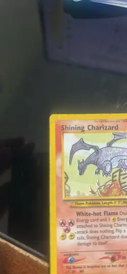 Pokemon Shining Charizard Neo Destiny Secret Rare Holo 107/105 100 HP English - Image 2