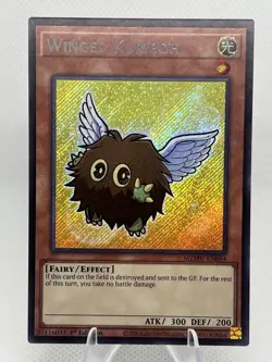Yugioh! 1x Winged Kuriboh MZMU-EN064 Secret Rare 1st Ed NM - Image 1