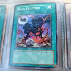Yugioh! Dark Eruption PTDN Super Rare 1st Ed NM/VLP - Image 1