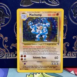 Machamp - 15/110 - Pokemon Legendary Collection Holo Rare Card WOTC LP + - Image 1