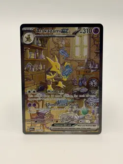 Pokemon TCG Alakazam EX 151 Holo Card Scarlet & Violet 201/165 - Image 1