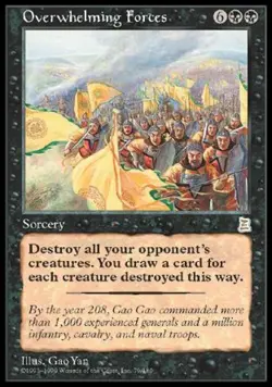 Overwhelming Forces - Light Play MTG Portal Three Kingdoms - Image 1