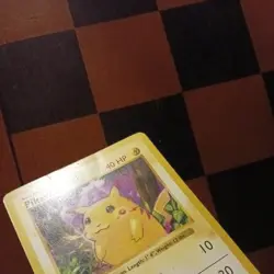 Pikachu 58/102 Shadowless RED CHEEKS Base Set Vintage Pokemon Card WOTC HP/MP - Image 5