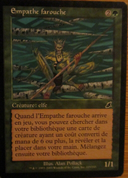 Empathe farouche / Fierce Empath FOIL FR LP Scourge magic mtg - Image 1