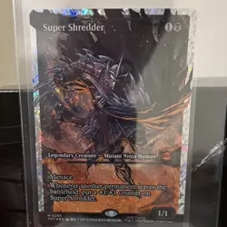 MTG Teenage Mutant Ninja Turtles Super Shredder (Showcase) - (Fracture Foil) - Image 1