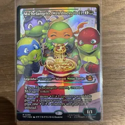 Michelangelo, Weirdness to 11 (Showcase) (Foil) - Teenage Mutant Ninja Turtles - Image 1