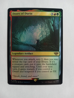 MTG - Doors of Durin Universes Beyond: LOTR: Tales of Middle-earth - FOIL - NM - Image 1