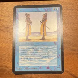 MTG Magic: The Gathering Clone MP Alpha Edition ungraded black bordered vintage - Image 1