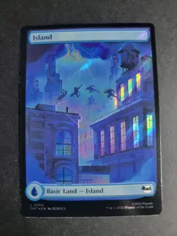 Island 0306 (Surge Foil) Land MTG Ninja Turtles - Image 1