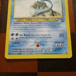 Articuno HP/MP Normal #48 Black Star Promo Pokemon TCG - Image 2