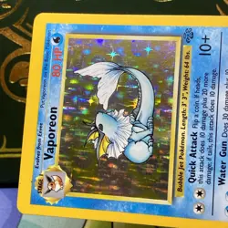 Pokemon TCG - Vaporeon - 12/64 - Holo Unlimited - Jungle LP - Image 3