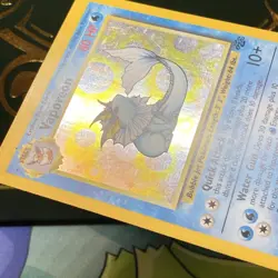 Pokemon TCG - Vaporeon - 12/64 - Holo Unlimited - Jungle LP - Image 5
