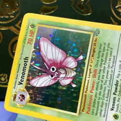 Pokemon 1999 Venomoth 13/64 Jungle Holo LP - Image 3