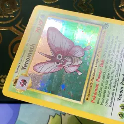 Pokemon 1999 Venomoth 13/64 Jungle Holo LP - Image 4