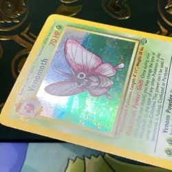 Pokemon 1999 Venomoth 13/64 Jungle Holo LP - Image 5