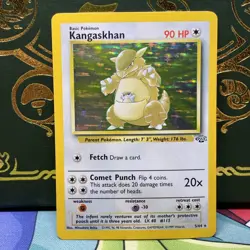 Pokemon TCG Kangaskhan Jungle 5/64 Holo Unlimited Holo Rare NM - Image 1
