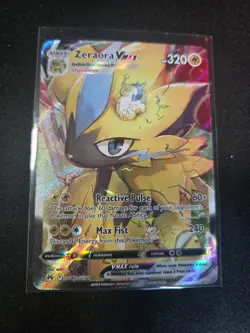 Pokemon Zeraora VMAX GG42/GG70 Crown Zenith Galarian Gallery Art Holo NM - Image 1