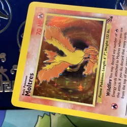 Pokemon 1999 Moltres 12/62 Fossil Holo - NEAR MINT NM - Image 3