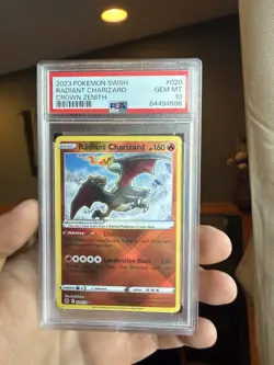 Pokemon Radiant Charizard Crown Zenith 020/159 Radiant Rare Holo PSA 10 2023 - Image 1