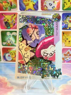 Pokemon Holo Vintage Pocket Monsters Laundrymat Vending Machine Sticker 98 Japan - Image 3