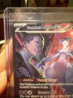 Pokemon Team Rocket's Mewtwo ex Sv10: Destined Rivals Holo Rare 231/182 280 HP - Image 2