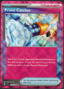 Pokemon TCG - Prime Catcher 157/162 ACE SPEC, HOLO RARE, - NEAR MINT - Image 1