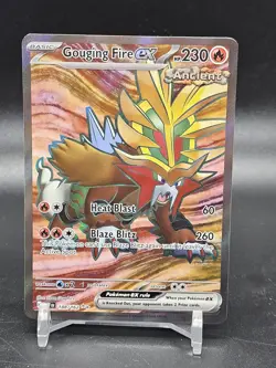 Pokemon SV05: Temporal Forces Gouging Fire ex #188/162 - Image 1