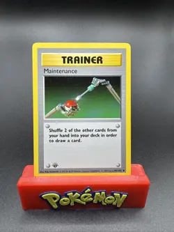 Maintenance 83/102 - 1st Edition SHADOWLESS - Pokemon Base Set Trainer - Image 1