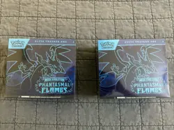 Lot Of 2: Pokemon TCG Phantasmal Flames Factory Sealed Elite Trainer Box Sealed - Image 1