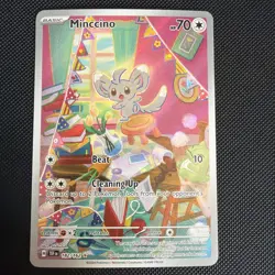 Minccino Holo Pokemon TCG Temporal Forces 182/162 NM - Image 1