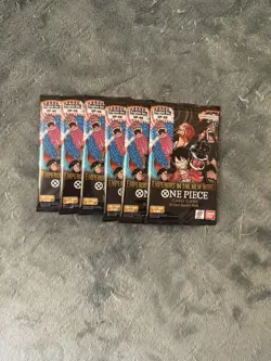 6 X One Piece | OP09 | Emperors In The New World | Booster Pack New | Sealed - Image 1