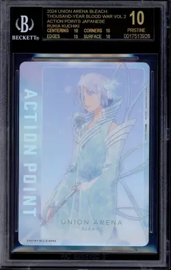 2024 Union Arena JPN Bleach Vol.2 AP Rukia Kuchiki EX07BT/BLC-2-AP03 BGS 10 BL - Image 1