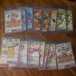 16x English Pokemon TCG SR card lot surging sparks - Image 1