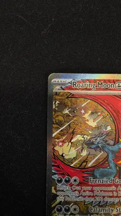 Pokemon Roaring Moon EX Prismatic Evolutions Holo Card 162/131 CLEAN NO WHITE - Image 3