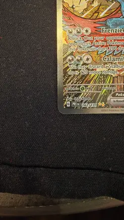 Pokemon Roaring Moon EX Prismatic Evolutions Holo Card 162/131 CLEAN NO WHITE - Image 5