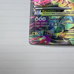 Pokemon M Rayquaza EX Full Art Ultra Rare Holo Roaring Skies 105/108 Card - Image 3