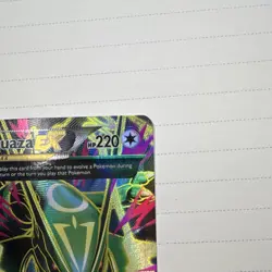 Pokemon M Rayquaza EX Full Art Ultra Rare Holo Roaring Skies 105/108 Card - Image 4