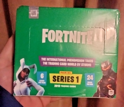 2019 Panini Fortnite Trading Cards Series 1 Hobby Box 24 Packs New Sealed - Image 1
