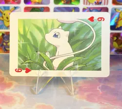 Pikachu Pokemon Vintage Playing Poker Card Charizard Nintendo - Prism Holo Back - Image 1