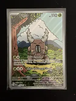 Pokemon TCG Pinsir Illustration Rare Card 168/167 Twilight Masquerade - Image 1